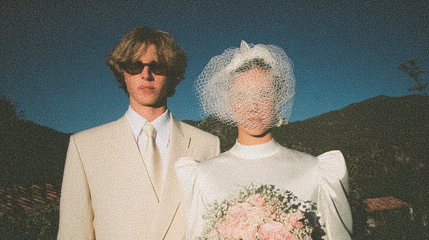 painting of two people on a beach